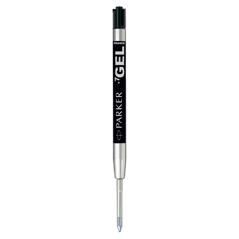 Parker Gel Ball Pen Refill Medium Nib, Black, Pack of 2