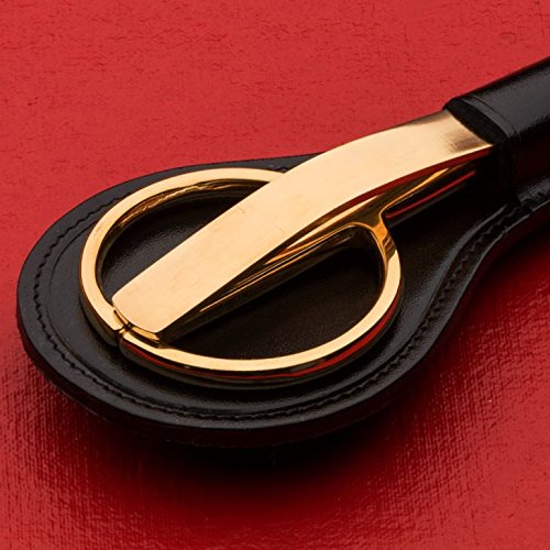 Kings County Tools Letter Opener and Scissor Set with Leather Case | Gold-Plated Handles | Steel Blades | Made in Italy