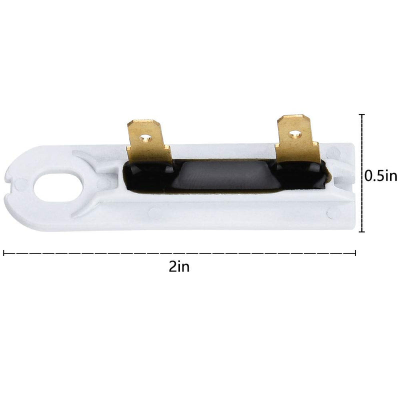 3392519 Dryer Thermal Fuse (3 Pack) Replacement for Whirlpool WP3392519 Replaces Part # AP6008325 3388651 694511