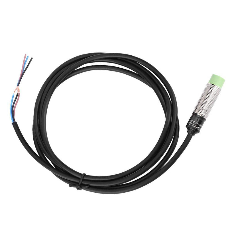 Inductive Proximity Switch, PR12-4DN 3-Wire NO NPN Sensor Switch Detection Distance 4mm
