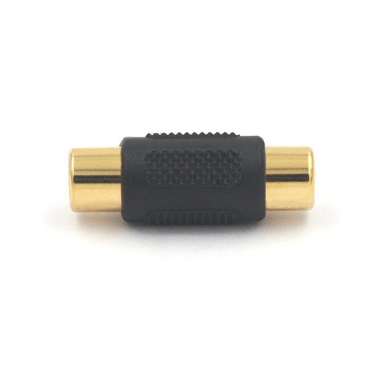 VCE 6-Pack Gold Plated RCA Female to RCA Female Coupler,Compatible with Phono,Speaker,RCA Cable,Amplifier