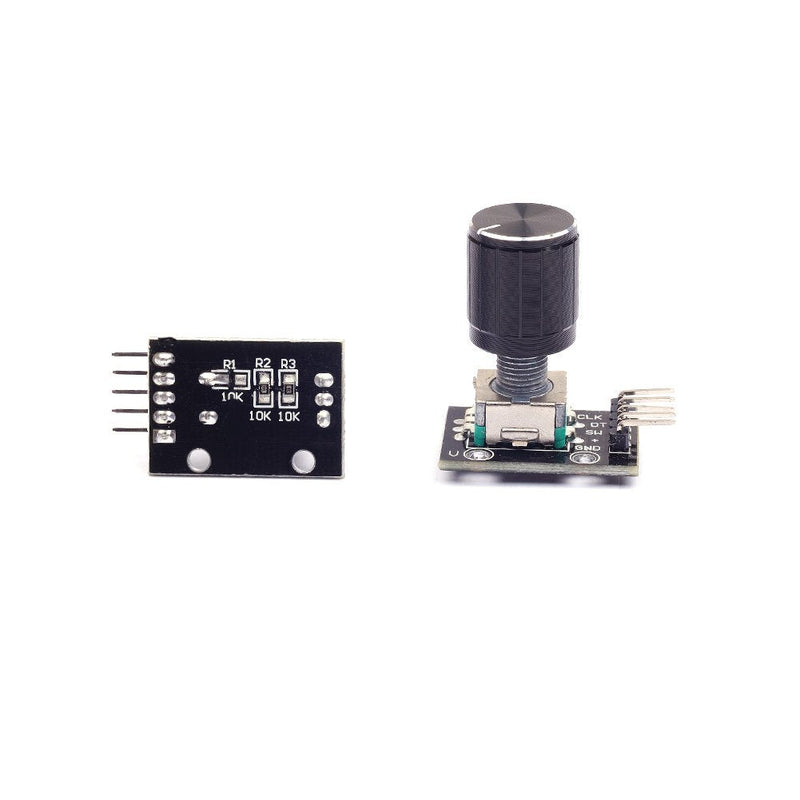 Cylewet 5Pcs KY-040 Rotary Encoder Module with 15×16.5 mm with Knob Cap for Arduino (Pack of 5) CYT1062