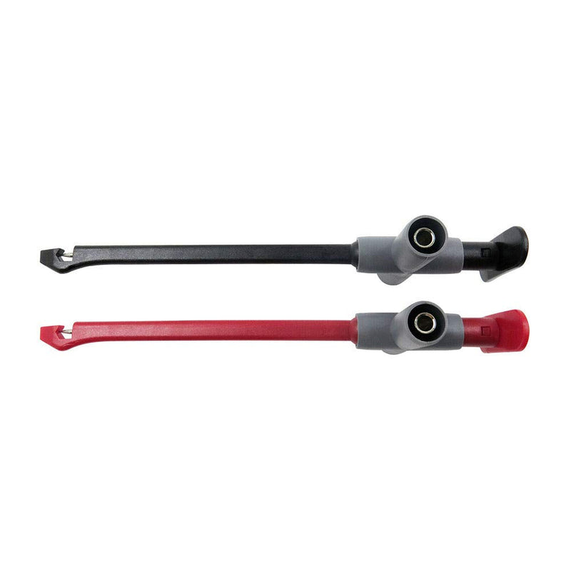 Wixine 2Pcs Automotive Test Lead Kit Power Probe Wire Piercing Clip Puncture Probe 4mm