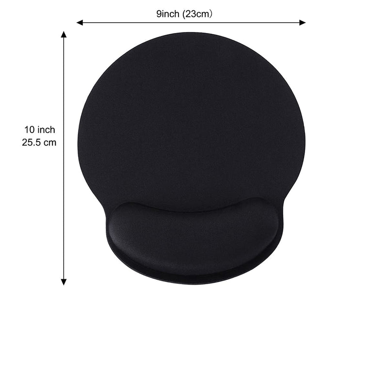 SKYXINGMAI Ergonomic Mouse Pad with Gel Wrist Rest Support, Non-Slip Rubber Base Wrist Rest Pad for Computer, Laptop, Home Office Gaming, Working, Easy Typing & Pain Relief