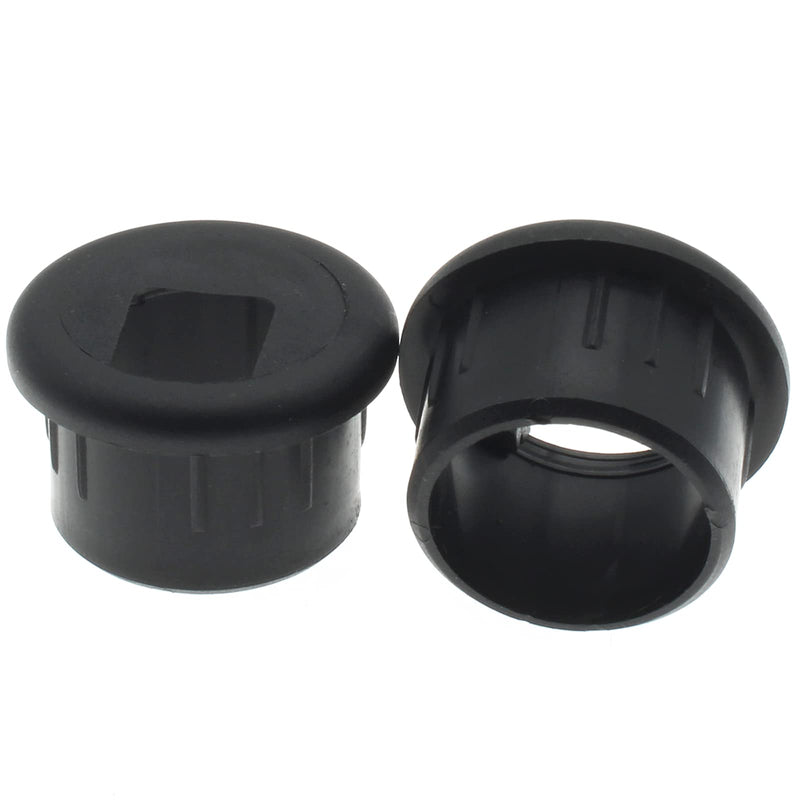 1 Inch(25mm) Desk Grommet 2 Pcs Plastic Cable Hole Cover Cable Cord Grommet to Arrange Wires & Cords Through Computer Table/Countertops