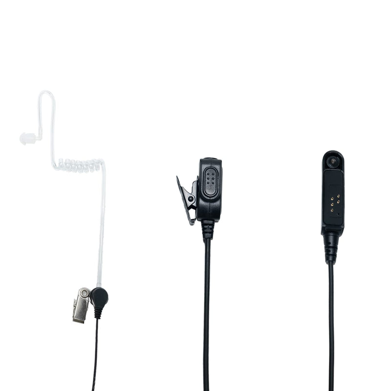HEOPBIRD UV-9R Earpiece Headset for Baofeng UV-9RPlus UV-XR UV-5S BF-9700 BF-A58 GT-3WP Two Way Radio Walkie Talkie with Covert Acoustic Tube Earphone and Ptt Mic (1 Pack) 1 PACK