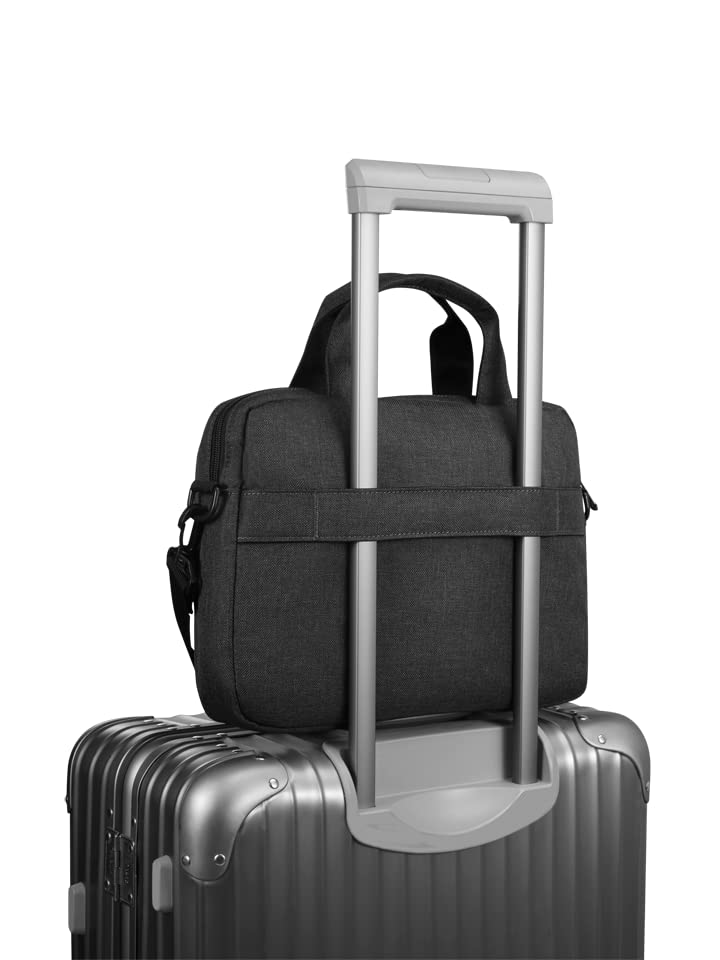 Lenovo Laptop Shoulder Bag T210, Fits up to 12-inch laptop or tablet, Sleek Design, Durable and Water-Repellent Fabric, GX41K07197, Black