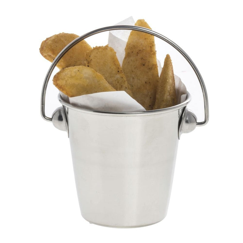 American Metalcraft SSP25 Pails, 3" Length x 3" Width, Silver