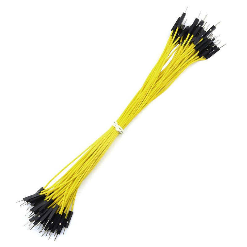 XINGYHENG 150PCS 5 Colors 1Pin 2.54mm Male to Male Breadboard Jumper Wire PVC Soldering Brushless Motor Double-end Tinning Connector Cable(PCB Jump Circuit Board Cable Wire Set) 200mm