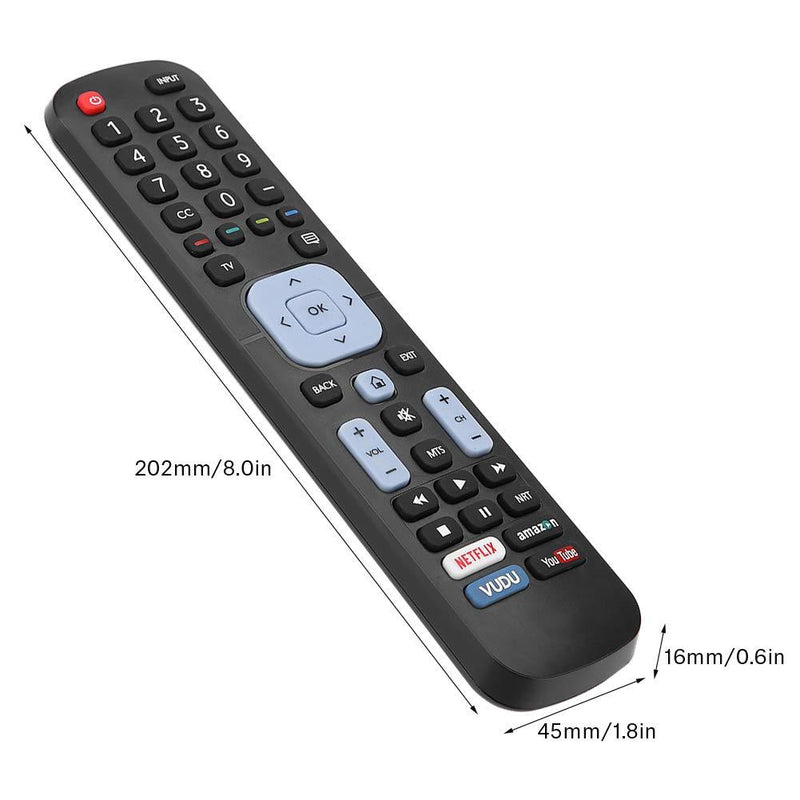 EN2A27ST Replacement TV Remote Control Smart Remote Controller for LC-32P5000U / LC-40P5000U / LC-43P5000U / LC-50P5000U / LC-55P5000U / LC-60P6000U Television