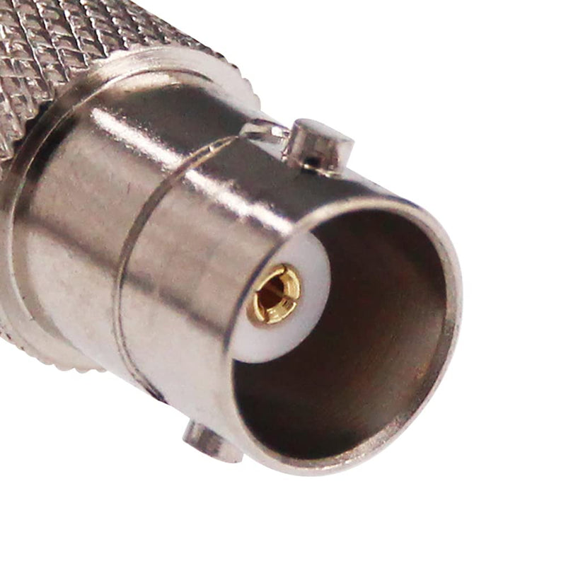 RFaha 5pcs SMA to BNC Coax Connector SMA Male to BNC Female RF Adapter Coax Coaxial Connector Adapter for RF Antennas/Wireless LAN Devices(F18-5)