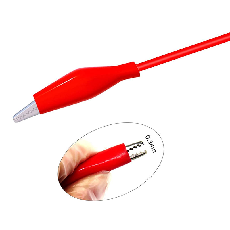 Multimeter Test Leads Banana Plug,1000V 20A Digital Multi Multimeter Test Leads with Premium Alligator Electrical Clips Lead, Electronic Test Leads Multimeter Accessories 2+10 PCS