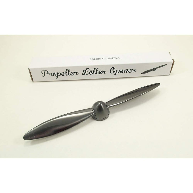 Magnetic Propeller Letter Opener Gunmetal