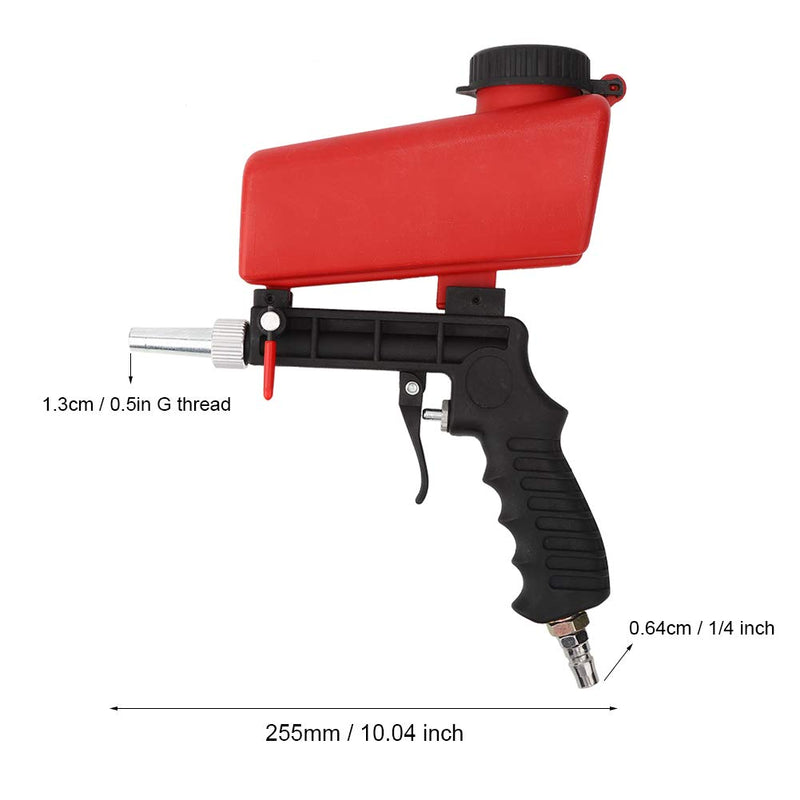 Mini sandblasting device, high pressure cleaner sandblasting gun, mini handheld portable dry ice blasting device compressed air, pneumatic aluminum lightweight sandblaster