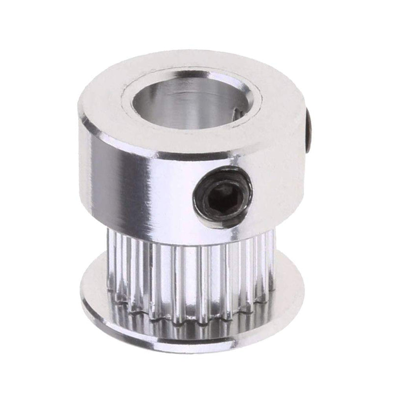 Saiper GT2 Timing Belt Pulley 20 Teeth Bore 8mm(5pcs), Aluminum Synchronous Wheel for 3D Printer 20T-B8
