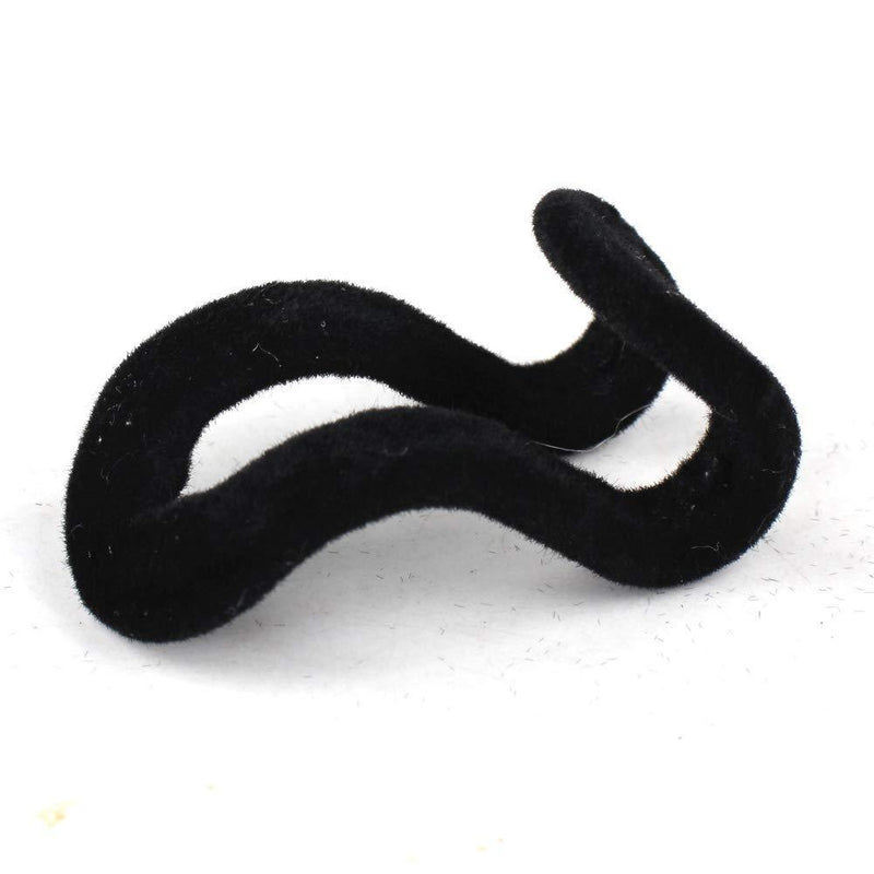 WARMBUY Hanger Connector Hooks for Closet Space Saving Cascading Hanger Organizer, Black, 40 Pack