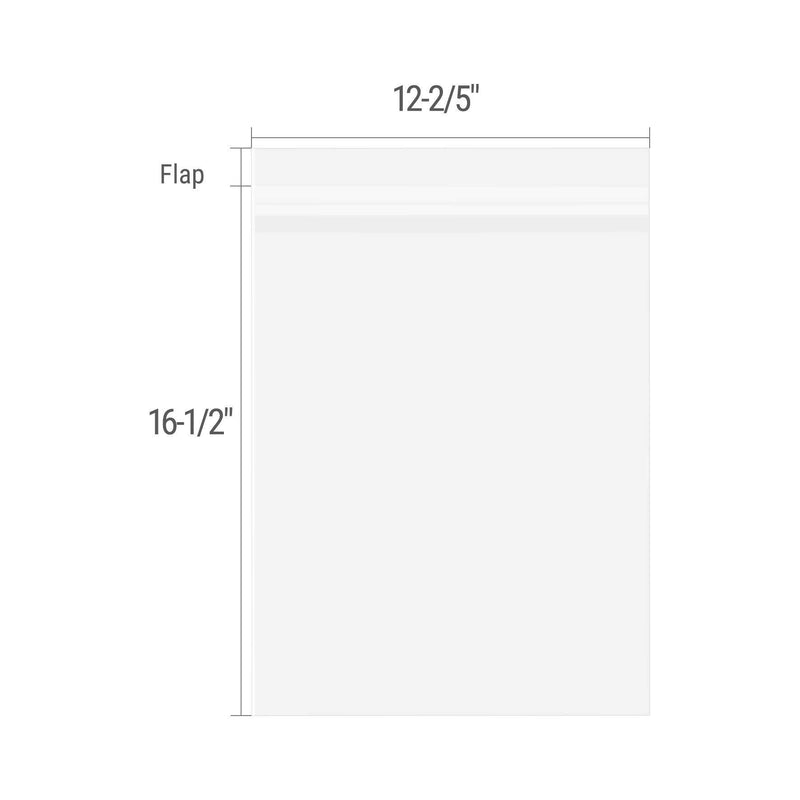 Golden State Art, Pack of 50 Clear Bags for Mat (12 2/5 x 16 1/2 for 12x16 Mats)