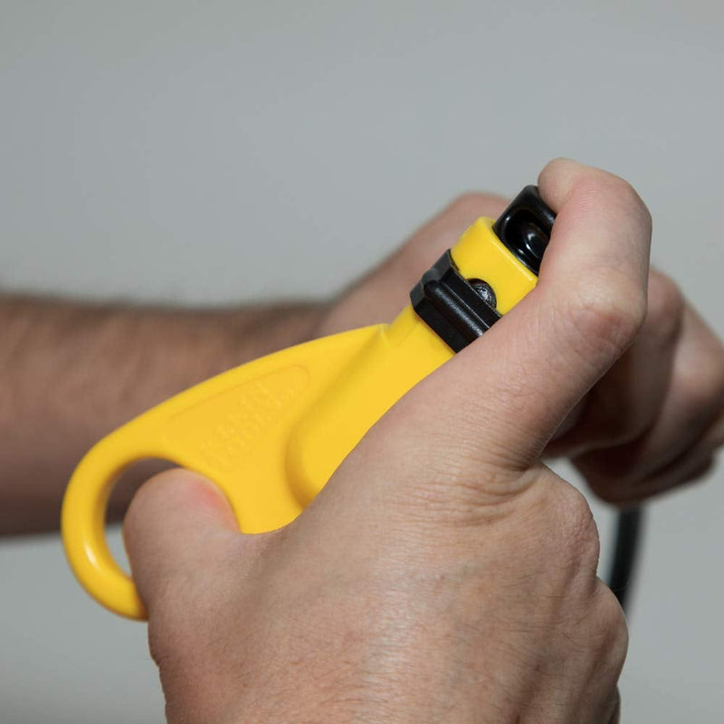 Klein Tools VDV002-818 Coax Cable Tester / Cable Installation Kit, Cable Stripper, Crimper, Coax Explorer 2, and 6 F Compression Connectors