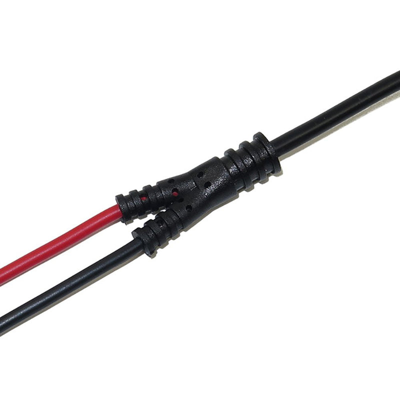 Amadget BNC to Mini Test Hook Clips Dual Hook Test Probe Cable Leads 120CM with Two Mini Probes Ended 500V 5A IC Test Hook (Pack of 2)