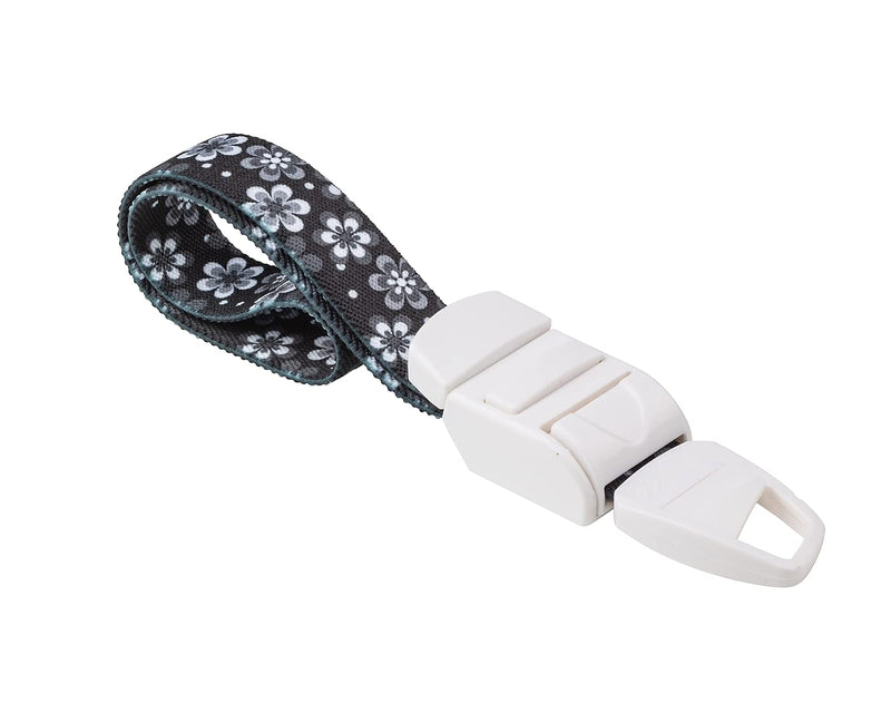 ROLSELEY PROFESSIONAL Festive Holiday Tourniquet Fast and Slow Release Ideal for Doctors, Nurses, Students and Paramedics Floral Black