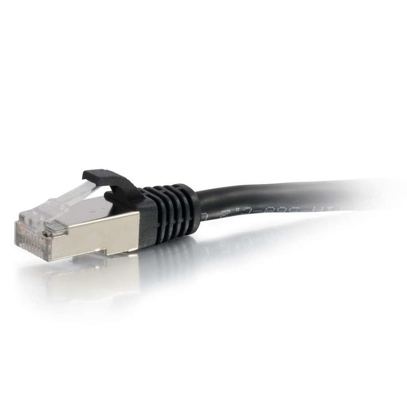 C2G 00821 Cat6 Cable - Snagless Shielded Ethernet Network Patch Cable, Black (20 Feet, 6.09 Meters) STP 20 Feet