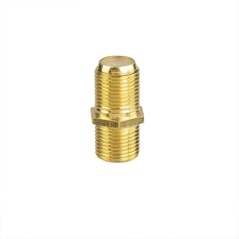 VCE 5-Pack Coaxial Cable Connector, F-Type Coax RG6 Cable Extension Adapter Gold Plated