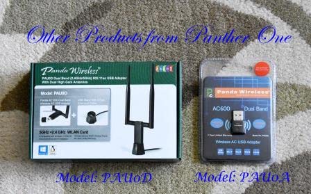 Panda Wireless® Mid Range 150Mbps Wireless N USB Adapter w/ 2dBi Antenna - Win XP/Vista/7/8/10/11, Mint, Ubuntu, MX Linux, Manjaro, Fedora, Centos, Kali Linux and Raspbian