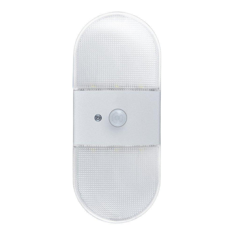 Ecolight Battery-Operated LED Dual Lens Motion Utility Light, 6-Inch, White
