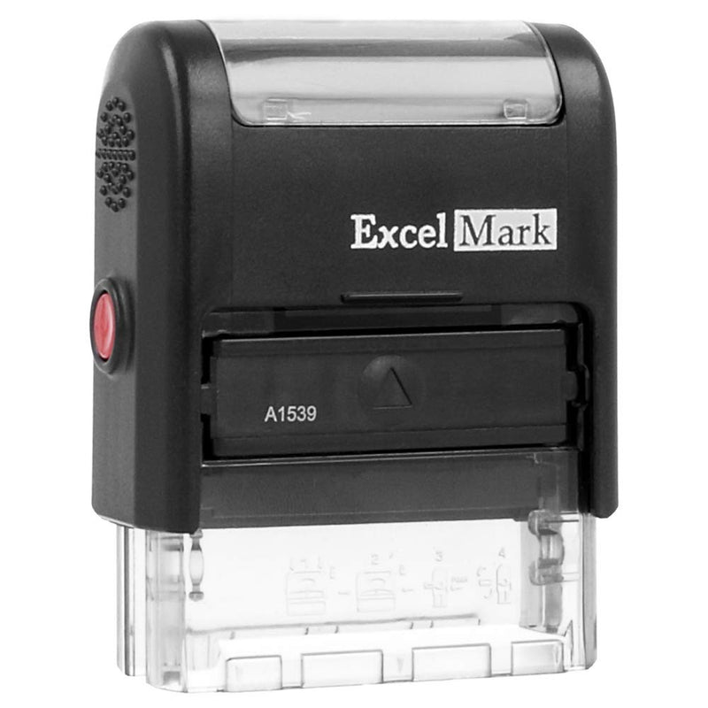 OK to Pay - ExcelMark Self-Inking Rubber Stamp - A1539 Red Ink