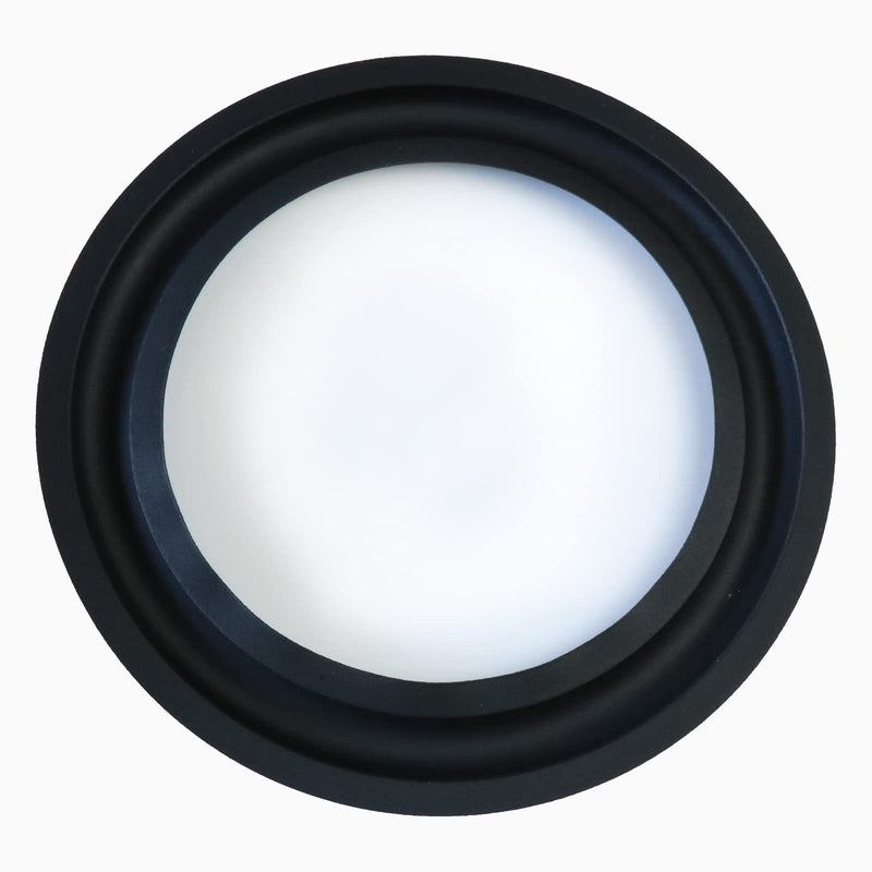 SPATHIPHYLLUM 2pcs Black Color 5” Rubber Speaker Edge Surround Rings Replacement Parts for Speaker Repair or DIY (5")