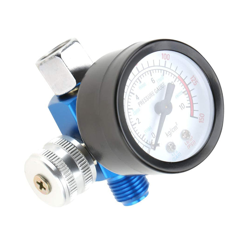 1/4" spray gun air pressure regulator pressure gauge accessories for pneumatic tools REUSABLE PACKAGING socialme-eu