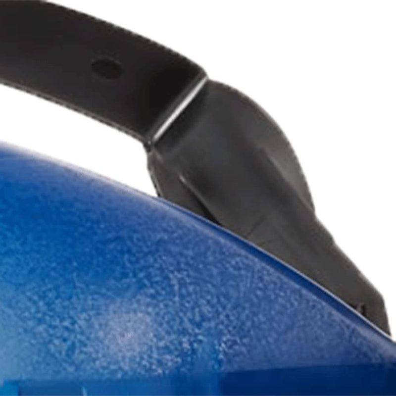 Sellstrom Single Crown Safety Face Shield with Ratchet Headgear, Clear Tint, Uncoated, Blue, 8" x 12" x .040, S39110 8" x 12" x .040" Ratcheting Suspension, Clear Tint, Uncoated
