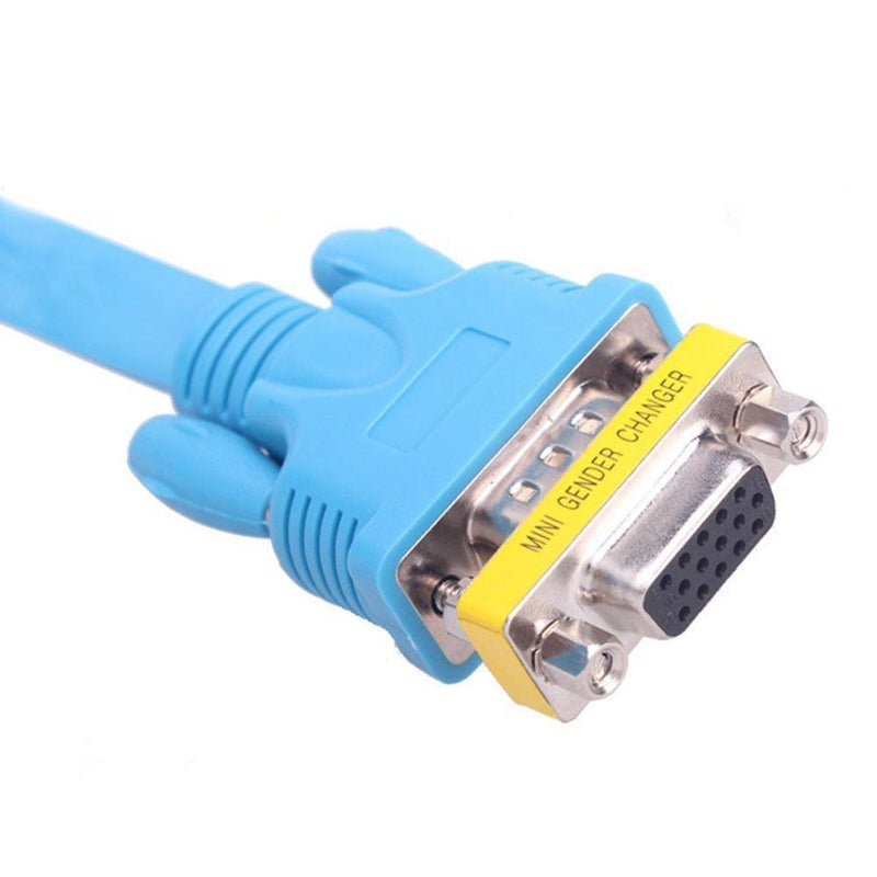 SVGA Connector, WOVTE DB HD New 15 VGA SVGA KVM Female to Female Gender Changer Adapter Coupler Pack of 2 2Packs