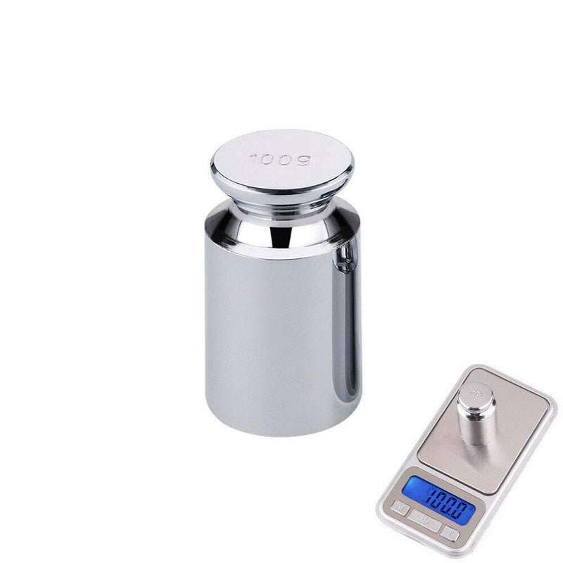 BE-TOOL Calibration Weight, Precision Scales, Calibration Weight 100g, for Digital Jewelry Scales, General Laboratory and Educational Use 4.8*2.2cm