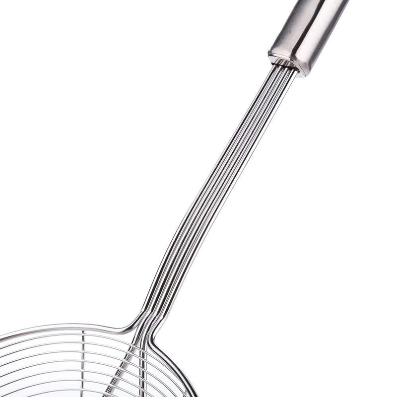 Artyea Skimmer, Stainless Steel Spider Strainer, Ladle for Pasta, Spaghetti, Noodles and Frying in Kitchen – 6 Inches Bowl, 16.4 x 1.2 x 0.6 inches, silver