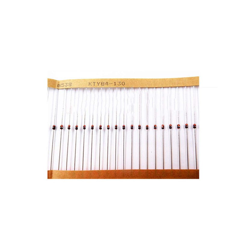 Taidacent 10 Pcs KTY84-130 Silicon PTC Temperature Thermistor Sensor Linear PTC Thermistor Used in Motor Servo KTY84 Silicon Temperature Sensors