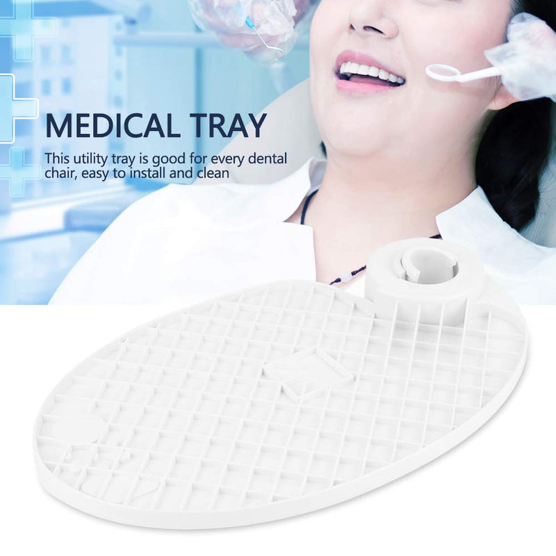 Table Chair Accessories, Dental Post Mounted Tray, Standerd Practical Medical Multipurpose Dentist for Dental Dental Table Dental Chair