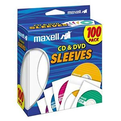 Maxell CD/DVD Storage Sleeves 100pk