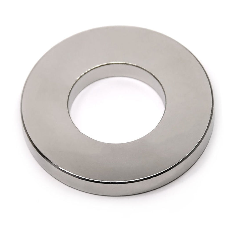 CMS Magnetics Super Powerful N52 Neodymium Ring Magnet OD 2 x ID 1 x 1/4" w/ 46 LB Holding Power - Rare Earth Ring Magnet 1 Piece