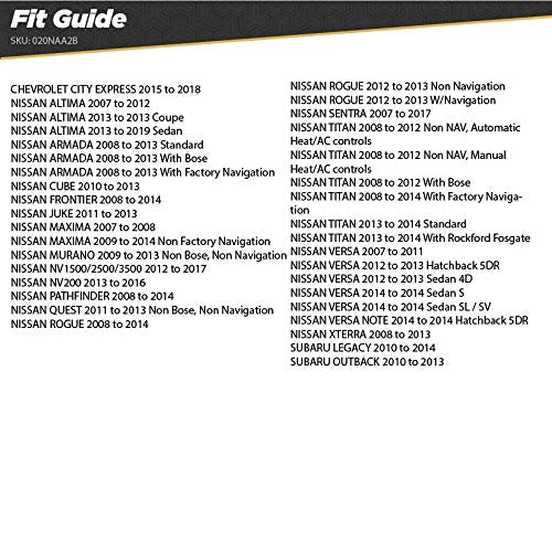 Scosche NAA2B Compatible with Select 2007-19 Nissan/Infiniti Diversity Antenna Adapter 2007-Up Nissan/Infiniti Diversity Adapter