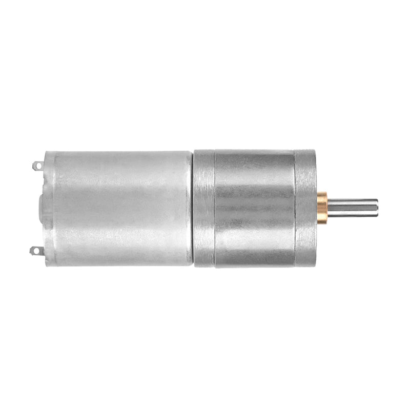 Akozon Gear Motor 12v 300RPM 25mm 25GA-370 Large Torque Low Speed Low Noise Metal Gear Motor with Low Speed for Electronic Lock