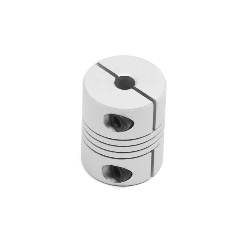 Befenybay 2PCS 5mm to 8mm Flexible Shaft Coupling 25mm Length 20mm Diameter for Stepper Motor Coupler Aluminum Alloy for 3D Printer CNC Machine (5x8mm) D20 L25 5-8mm