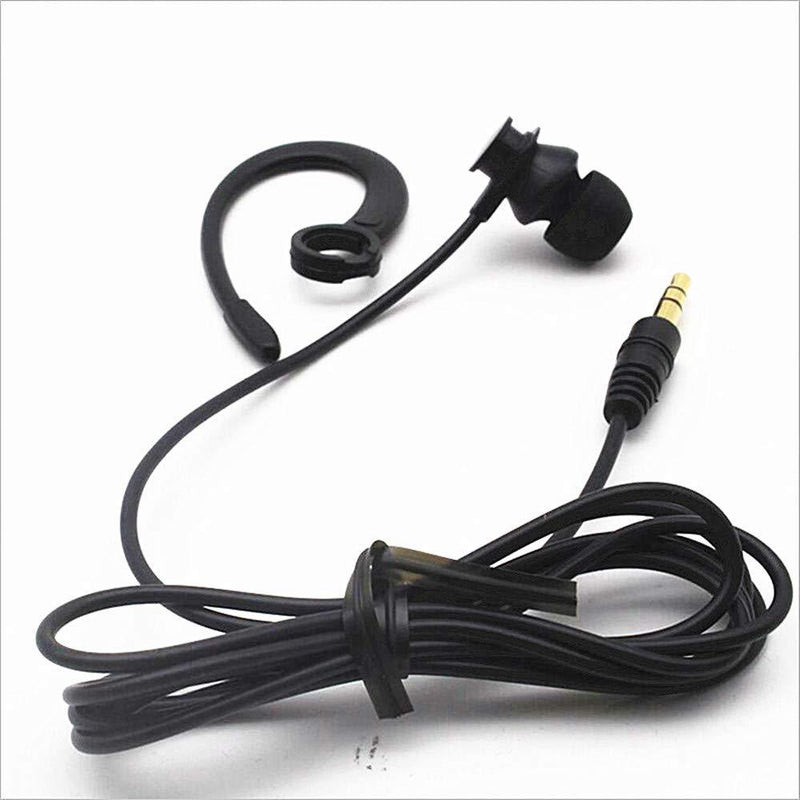Single Side Earbud Headphones Stereo in-Ear Earphone Ear Hook Earpiece for iPhone Android Smartphones MP3 Players