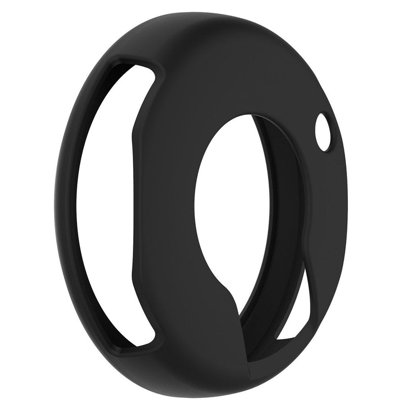 LOKEKE for Garmin Vivomove HR Silicone Protective Case Cover, Soft Silicone Protective Case Cover Shell for Garmin Vivomove HR Smartmatch(Silicone Black) Silicone Black