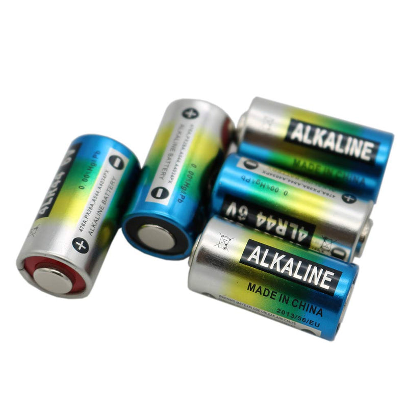 Cotchear 5 pk 4LR44 / 476A / PX28A / A544 / K28A / L1325 Battery 6V Alkaline BatteriesHigh Capacity for Dog Collars