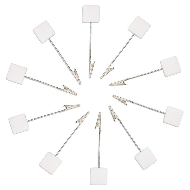 20pcs Table Number Holder Name Place Card Holder Memo Clip Holder Stand Note Holder Pictures Card Paper Menu Clip â€¦ (White) White