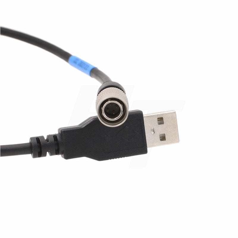 HangTon Hirose 4 Pin Data Cable to USB Computer PC for Trimble 5600 Geodimeter