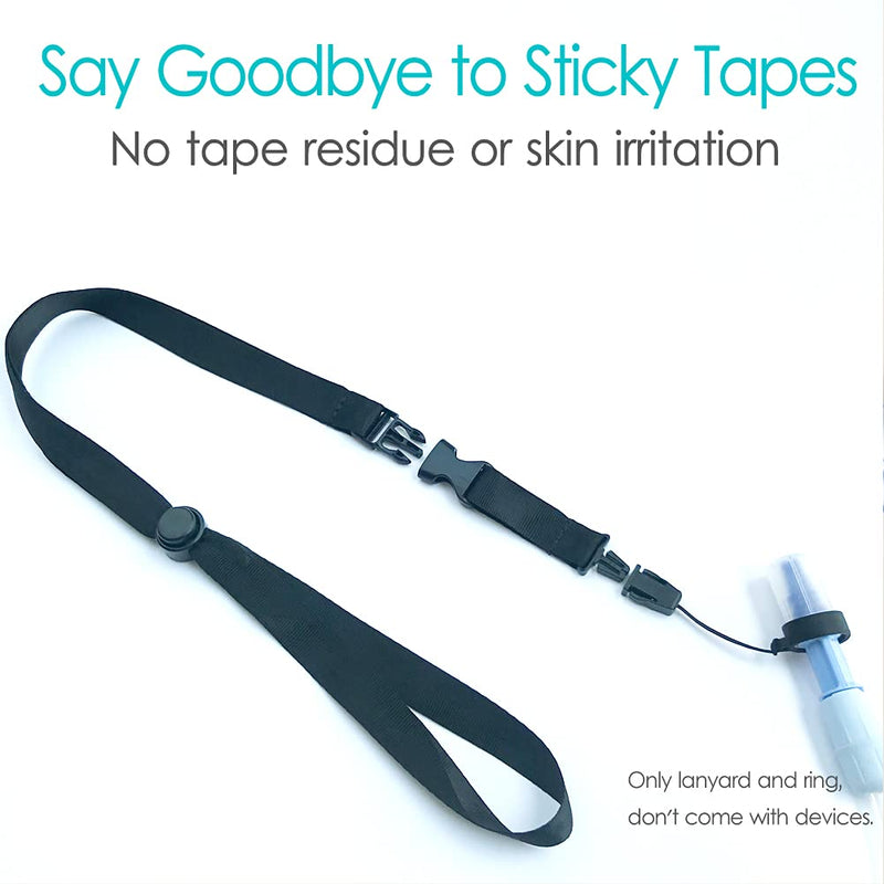 Detachable Peritoneal Dialysis Transfer Set Holder Adjustable Lanyard with Quick Release Buckle Secure PD Catheter Tube Shower Accessories 2PCS