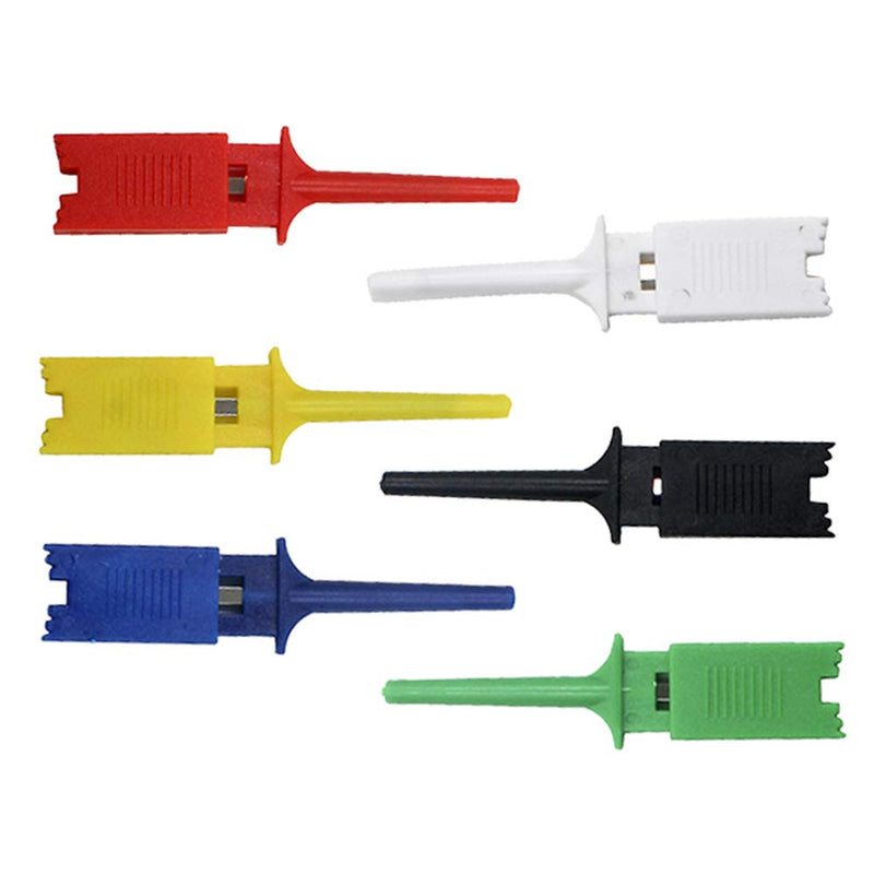 KeeYees USB Logic Analyzer with 12 6 Colors Test Clips Set USB Cable 24 MHz 8CH UART IIC SPI Debug for Arduino for ARM FPGA M100 SCM