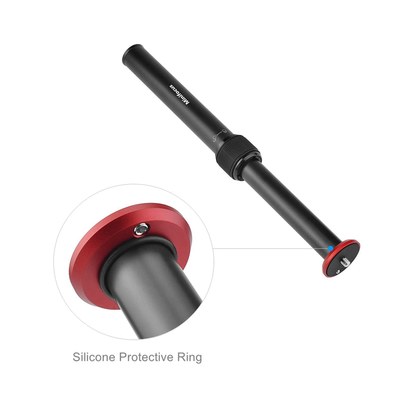 2 Section Tripod Center Column MINIFOCUS All Aluminum Telescopic Tripod Extender Extension Tube Tripod Stick Rod for Tripod Monopod Gimbal DSLR Mirrorless Camera